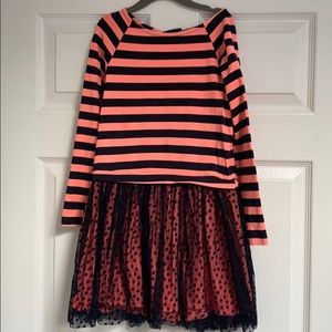 Anthem of the Ants Mixed Pattern Long Sleeve Dress